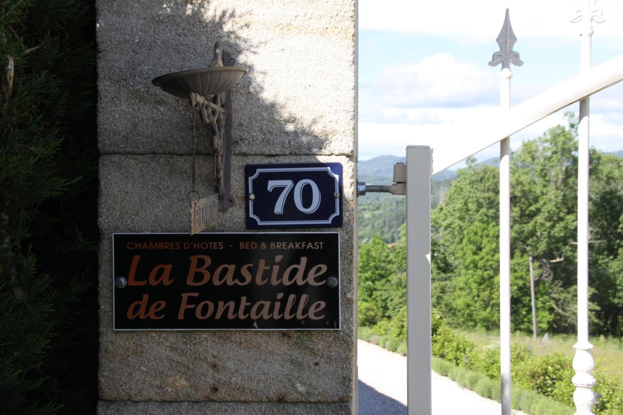 La Bastide De Fontaille Bed & Breakfast Saint-Félicien Екстериор снимка